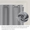 image:imageDriftAway Doorway Curtain Panel Closet Curtain for Bedroom Closet Door Solid Gray Blackout Curtain Room Divider Curtain 78 Inches Long Grommet Thermal Insulated Privacy Drapes 2 Panels W54 x L78 Inch