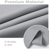 image:imageDriftAway Doorway Curtain Panel Closet Curtain for Bedroom Closet Door Solid Gray Blackout Curtain Room Divider Curtain 78 Inches Long Grommet Thermal Insulated Privacy Drapes 2 Panels W54 x L78 Inch