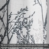 image:imageDriftAway Tree Branch Blackout Curtains Double Layer 84 Inches Long for Bedroom Printed Patterned Classic Thermal Insulated Summer Sound Lined Grommet Drapes for Living Room 2 Panels BlackWhiteLinen Gray