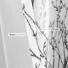 image:imageDriftAway Tree Branch Blackout Curtains Double Layer 84 Inches Long for Bedroom Printed Patterned Classic Thermal Insulated Summer Sound Lined Grommet Drapes for Living Room 2 Panels BlackWhiteGrey