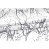image:imageDriftAway Tree Branch Blackout Curtains Double Layer 84 Inches Long for Bedroom Printed Patterned Classic Thermal Insulated Summer Sound Lined Grommet Drapes for Living Room 2 Panels BlackWhiteGrey