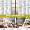 image:imageDriftAway Tree Branch Blackout Curtains Double Layer 84 Inches Long for Bedroom Printed Patterned Classic Thermal Insulated Summer Sound Lined Grommet Drapes for Living Room 2 Panels BlackWhiteGrey