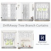image:imageDriftAway Tree Branch Blackout Curtains Double Layer 84 Inches Long for Bedroom Printed Patterned Classic Thermal Insulated Summer Sound Lined Grommet Drapes for Living Room 2 Panels BlackWhiteGrey