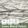 image:imageDriftAway Tree Branch Blackout Curtains Double Layer 84 Inches Long for Bedroom Printed Patterned Classic Thermal Insulated Summer Sound Lined Grommet Drapes for Living Room 2 Panels BlackWhiteLinen Loden Green
