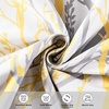 image:imageDriftAway Tree Branch Blackout Curtains Double Layer 84 Inches Long for Bedroom Printed Patterned Classic Thermal Insulated Summer Sound Lined Grommet Drapes for Living Room 2 Panels BlackWhiteYellow