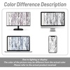 image:imageDriftAway Tree Branch Blackout Curtains Double Layer 84 Inches Long for Bedroom Printed Patterned Classic Thermal Insulated Summer Sound Lined Grommet Drapes for Living Room 2 Panels BlackWhiteGrey