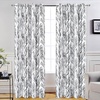 image:imageDriftAway Tree Branch Blackout Curtains Double Layer 84 Inches Long for Bedroom Printed Patterned Classic Thermal Insulated Summer Sound Lined Grommet Drapes for Living Room 2 Panels BlackWhiteBlack White