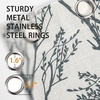 image:imageDriftAway Tree Branch Blackout Curtains Double Layer 84 Inches Long for Bedroom Printed Patterned Classic Thermal Insulated Summer Sound Lined Grommet Drapes for Living Room 2 Panels BlackWhiteLinen Gray