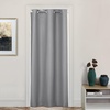 image:imageDriftAway Doorway Curtain Panel Closet Curtain for Bedroom Closet Door Solid Gray Blackout Curtain Room Divider Curtain 78 Inches Long Grommet Thermal Insulated Privacy Drapes 2 Panels W39 x L78 Inch