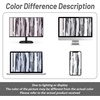 image:imageDriftAway Paint Brush Watercolor Lined Thermal Insulated Blackout Window Curtain Valance Rod Pocket Black Gray Ink Stripe Pattern 2 Layers 52 Inch by 18 Inch Plus 2 Inch Header 1 PackBlack Gray