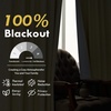 image:imageDriftAway 100 Blackout Linen Curtains for Bedroom 84 Inches Long Drape Farmhouse Thermal Insulated 3 Inch Rod Pocket Back Tab Full Light Blocking 2 Panels for Living Room NurseryYellow
