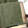 image:imageDriftAway 100 Blackout Linen Curtains for Bedroom 84 Inches Long Drape Farmhouse Thermal Insulated 3 Inch Rod Pocket Back Tab Full Light Blocking 2 Panels for Living Room NurseryOlive Green