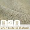 image:imageDriftAway 100 Blackout Linen Curtains for Bedroom 84 Inches Long Drape Farmhouse Thermal Insulated 3 Inch Rod Pocket Back Tab Full Light Blocking 2 Panels for Living Room NurseryLight Khaki Llinen