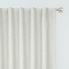 image:imageDriftAway 100 Blackout Linen Curtains for Bedroom 84 Inches Long Drape Farmhouse Thermal Insulated 3 Inch Rod Pocket Back Tab Full Light Blocking 2 Panels for Living Room NurseryIvory