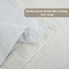 image:imageDriftAway 100 Blackout Linen Curtains for Bedroom 84 Inches Long Drape Farmhouse Thermal Insulated 3 Inch Rod Pocket Back Tab Full Light Blocking 2 Panels for Living Room NurseryIvory