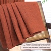 image:imageDriftAway 100 Blackout Linen Curtains for Bedroom 84 Inches Long Drape Farmhouse Thermal Insulated 3 Inch Rod Pocket Back Tab Full Light Blocking 2 Panels for Living Room NurseryBurnt Orange