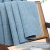 image:imageDriftAway 100 Blackout Linen Curtains for Bedroom 84 Inches Long Drape Farmhouse Thermal Insulated 3 Inch Rod Pocket Back Tab Full Light Blocking 2 Panels for Living Room NurseryDusty Blue