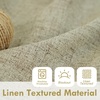 image:imageDriftAway 100 Blackout Linen Curtains for Bedroom 84 Inches Long Drape Farmhouse Thermal Insulated 3 Inch Rod Pocket Back Tab Full Light Blocking 2 Panels for Living Room NurseryLight Khaki Llinen