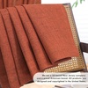 image:imageDriftAway 100 Blackout Linen Curtains for Bedroom 84 Inches Long Drape Farmhouse Thermal Insulated 3 Inch Rod Pocket Back Tab Full Light Blocking 2 Panels for Living Room NurseryBurnt Orange