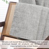 image:imageDriftAway 100 Blackout Linen Curtains for Bedroom 84 Inches Long Drape Farmhouse Thermal Insulated 3 Inch Rod Pocket Back Tab Full Light Blocking 2 Panels for Living Room NurseryGrey