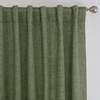 image:imageDriftAway 100 Blackout Linen Curtains for Bedroom 84 Inches Long Drape Farmhouse Thermal Insulated 3 Inch Rod Pocket Back Tab Full Light Blocking 2 Panels for Living Room NurseryOlive Green