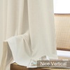 image:imageDriftAway 100 Blackout Linen Curtains for Bedroom 84 Inches Long Drape Farmhouse Thermal Insulated 3 Inch Rod Pocket Back Tab Full Light Blocking 2 Panels for Living Room NurseryLight Linen