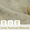 image:imageDriftAway 100 Blackout Linen Curtains for Bedroom 84 Inches Long Drape Farmhouse Thermal Insulated 3 Inch Rod Pocket Back Tab Full Light Blocking 2 Panels for Living Room NurseryLight Khaki Llinen