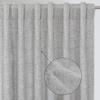 image:imageDriftAway 100 Blackout Linen Curtains for Bedroom 84 Inches Long Drape Farmhouse Thermal Insulated 3 Inch Rod Pocket Back Tab Full Light Blocking 2 Panels for Living Room NurseryGrey