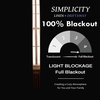 image:imageDriftAway 100 Blackout Linen Curtains for Bedroom 84 Inches Long Drape Farmhouse Thermal Insulated 3 Inch Rod Pocket Back Tab Full Light Blocking 2 Panels for Living Room NurseryCream Linen