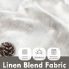 image:imageDriftAway 100 Blackout Linen Curtains for Bedroom 84 Inches Long Drape Farmhouse Thermal Insulated 3 Inch Rod Pocket Back Tab Full Light Blocking 2 Panels for Living Room NurseryCream Linen