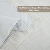 image:imageDriftAway 100 Blackout Linen Curtains for Bedroom 84 Inches Long Drape Farmhouse Thermal Insulated 3 Inch Rod Pocket Back Tab Full Light Blocking 2 Panels for Living Room NurseryIvory
