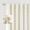 image:imageDriftAway 100 Blackout Linen Curtains for Bedroom 84 Inches Long Drape Farmhouse Thermal Insulated 3 Inch Rod Pocket Back Tab Full Light Blocking 2 Panels for Living Room NurseryLight Linen