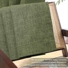 image:imageDriftAway 100 Blackout Linen Curtains for Bedroom 84 Inches Long Drape Farmhouse Thermal Insulated 3 Inch Rod Pocket Back Tab Full Light Blocking 2 Panels for Living Room NurseryOlive Green