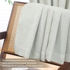 image:imageDriftAway 100 Blackout Linen Curtains for Bedroom 84 Inches Long Drape Farmhouse Thermal Insulated 3 Inch Rod Pocket Back Tab Full Light Blocking 2 Panels for Living Room NurseryIvory