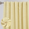 image:imageDriftAway 100 Blackout Linen Curtains for Bedroom 84 Inches Long Drape Farmhouse Thermal Insulated 3 Inch Rod Pocket Back Tab Full Light Blocking 2 Panels for Living Room NurseryYellow