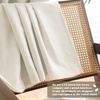 image:imageDriftAway 100 Blackout Linen Curtains for Bedroom 84 Inches Long Drape Farmhouse Thermal Insulated 3 Inch Rod Pocket Back Tab Full Light Blocking 2 Panels for Living Room NurseryLight Linen