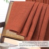 image:imageDriftAway 100 Blackout Linen Curtains for Bedroom 84 Inches Long Drape Farmhouse Thermal Insulated 3 Inch Rod Pocket Back Tab Full Light Blocking 2 Panels for Living Room NurseryBurnt Orange