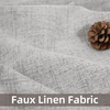 image:imageDriftAway 100 Blackout Linen Curtains for Bedroom 84 Inches Long Drape Farmhouse Thermal Insulated 3 Inch Rod Pocket Back Tab Full Light Blocking 2 Panels for Living Room NurseryGrey