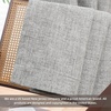 image:imageDriftAway 100 Blackout Linen Curtains for Bedroom 84 Inches Long Drape Farmhouse Thermal Insulated 3 Inch Rod Pocket Back Tab Full Light Blocking 2 Panels for Living Room NurseryGrey