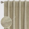 image:imageDriftAway 100 Blackout Linen Curtains for Bedroom 84 Inches Long Drape Farmhouse Thermal Insulated 3 Inch Rod Pocket Back Tab Full Light Blocking 2 Panels for Living Room NurseryLight Khaki Llinen