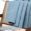 image:imageDriftAway 100 Blackout Linen Curtains for Bedroom 84 Inches Long Drape Farmhouse Thermal Insulated 3 Inch Rod Pocket Back Tab Full Light Blocking 2 Panels for Living Room NurseryDusty Blue