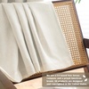 image:imageDriftAway 100 Blackout Linen Curtains for Bedroom 84 Inches Long Drape Farmhouse Thermal Insulated 3 Inch Rod Pocket Back Tab Full Light Blocking 2 Panels for Living Room NurseryLight Linen