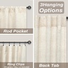 image:imageDriftAway 100 Blackout Linen Curtains for Bedroom 84 Inches Long Drape Farmhouse Thermal Insulated 3 Inch Rod Pocket Back Tab Full Light Blocking 2 Panels for Living Room NurseryLight Linen