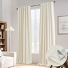 image:imageDriftAway 100 Blackout Linen Curtains for Bedroom 84 Inches Long Drape Farmhouse Thermal Insulated 3 Inch Rod Pocket Back Tab Full Light Blocking 2 Panels for Living Room NurseryLight Linen