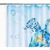 image:imageDriftAway Shower Curtain for Bathroom Sea Turtle Ocean Underwater Seaweed Pattern Water Repellent Shower Curtain 72 x 72 Inch with 12 Hooks 1 Panel