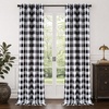 image:imageDriftAway Buffalo Plaid Blackout Curtains 2 Panels W52 x L54 RedBlack