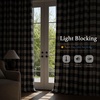 image:imageDriftAway Buffalo Plaid Blackout Curtains 2 Panels W52 x L54 RedBlack