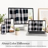 image:imageDriftAway Buffalo Plaid Blackout Curtains 2 Panels W52 x L54 RedBlack
