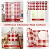 image:imageDriftAway Buffalo Plaid Blackout Curtains 2 Panels W52 x L54 RedRed