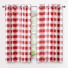 image:imageDriftAway Buffalo Plaid Blackout Curtains 2 Panels W52 x L54 RedRed
